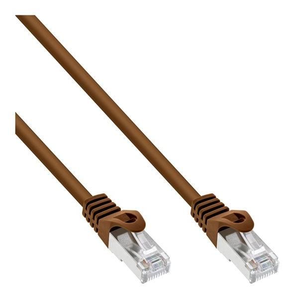 INTOS ELECTRONIC SFTP Cable, 5m, CAT 5e, RJ-45 (M) to RJ-45 (M), Brown