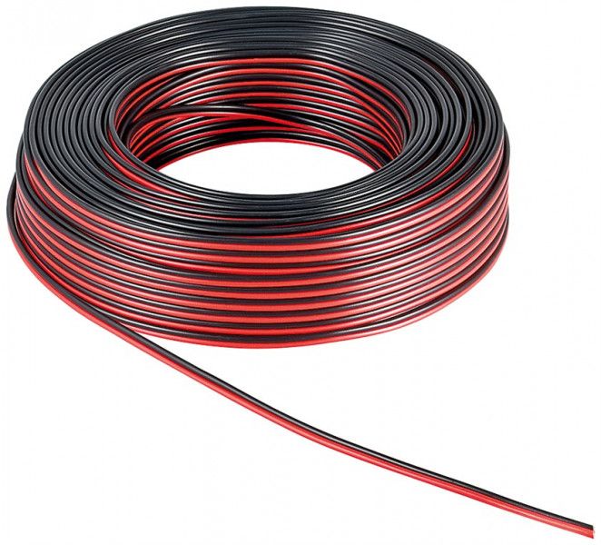 Wentronic Goobay Speaker Cable - 1.5mm² - 25m - Red/Black