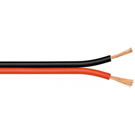 Wentronic Goobay Speaker Cable - 25m - Black Red