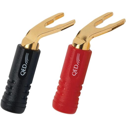 Conector de altavoz QED Airloc Standard - Negro, Rojo (paquete de 20)