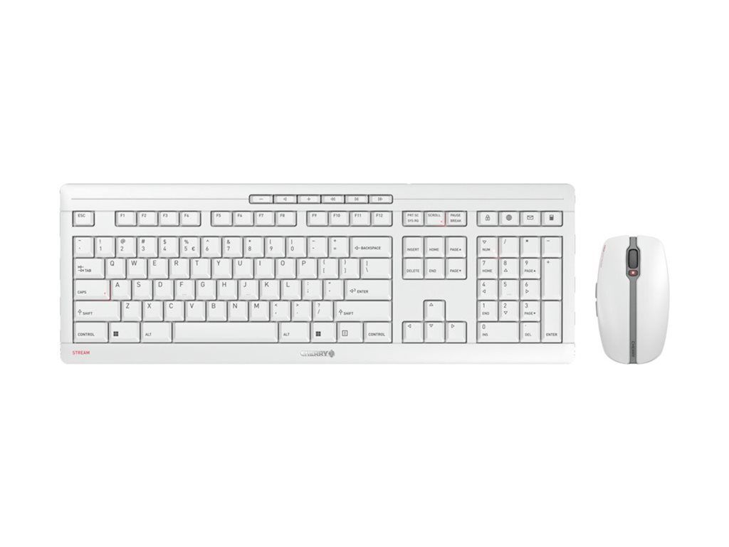 Cherry Stream Desktop Recharge Wireless Keyboard and Mouse Set