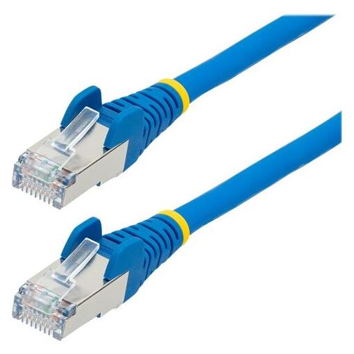 Câble Ethernet StarTech 10m CAT6a - LSZH, 10 GbE PoE S/FTP, 100W, RJ-45 (M) vers RJ-45 (M), Bleu