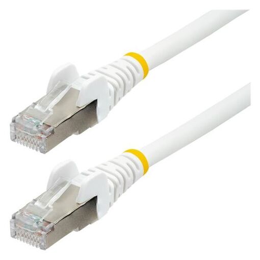 StarTech 10m Ethernet Cable CAT6a - S/FTP, 10GbE PoE 100W, 10m RJ-45 to RJ-45, White