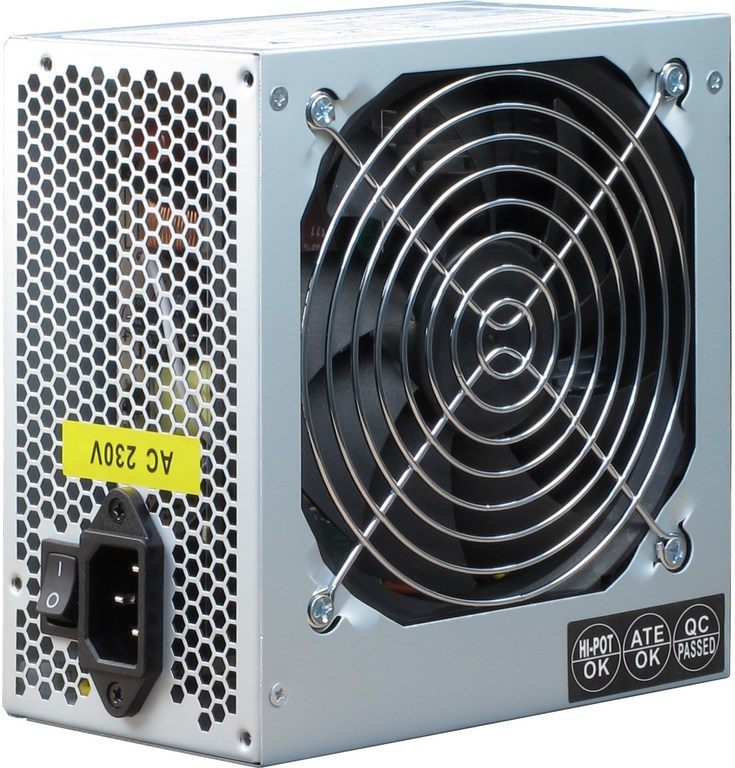 Inter-Tech SL-500 Plus Internal Power Supply - 500W ATX12V 2.4 - 230V AC - PFC Active