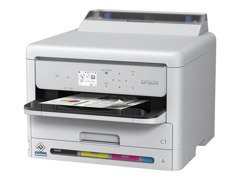Epson WorkForce Pro WF-C5390DW - Printer - Color - Duplex - Inkjet - A4/Legal - 4800 x 1200 dpi - Up to 25 ppm (monochrome)/Up to 25 ppm (color) - Capacity: 330 sheets - USB, Wi-Fi, Gigabit LAN