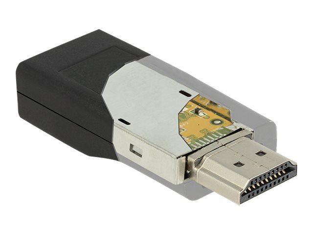 Conversor de video Delock - HDMI a VGA - Negro