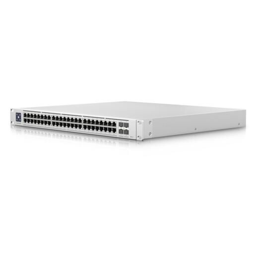Switch de red Ubiquiti UniFi USW-ENTERPRISE-48-POE, 2.5G Ethernet (100/1000/2500), Blanco
