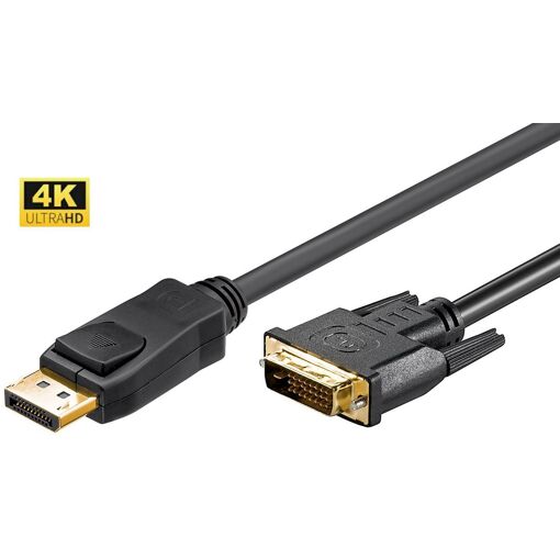 Cable MicroConnect DisplayPort a DVI-D de 5 metros