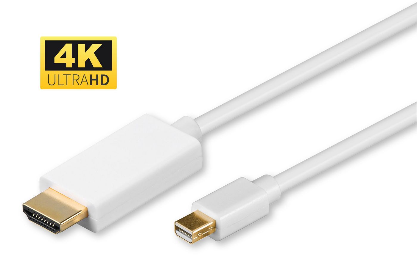 MicroConnect 4K Mini DisplayPort to HDMI Adapter