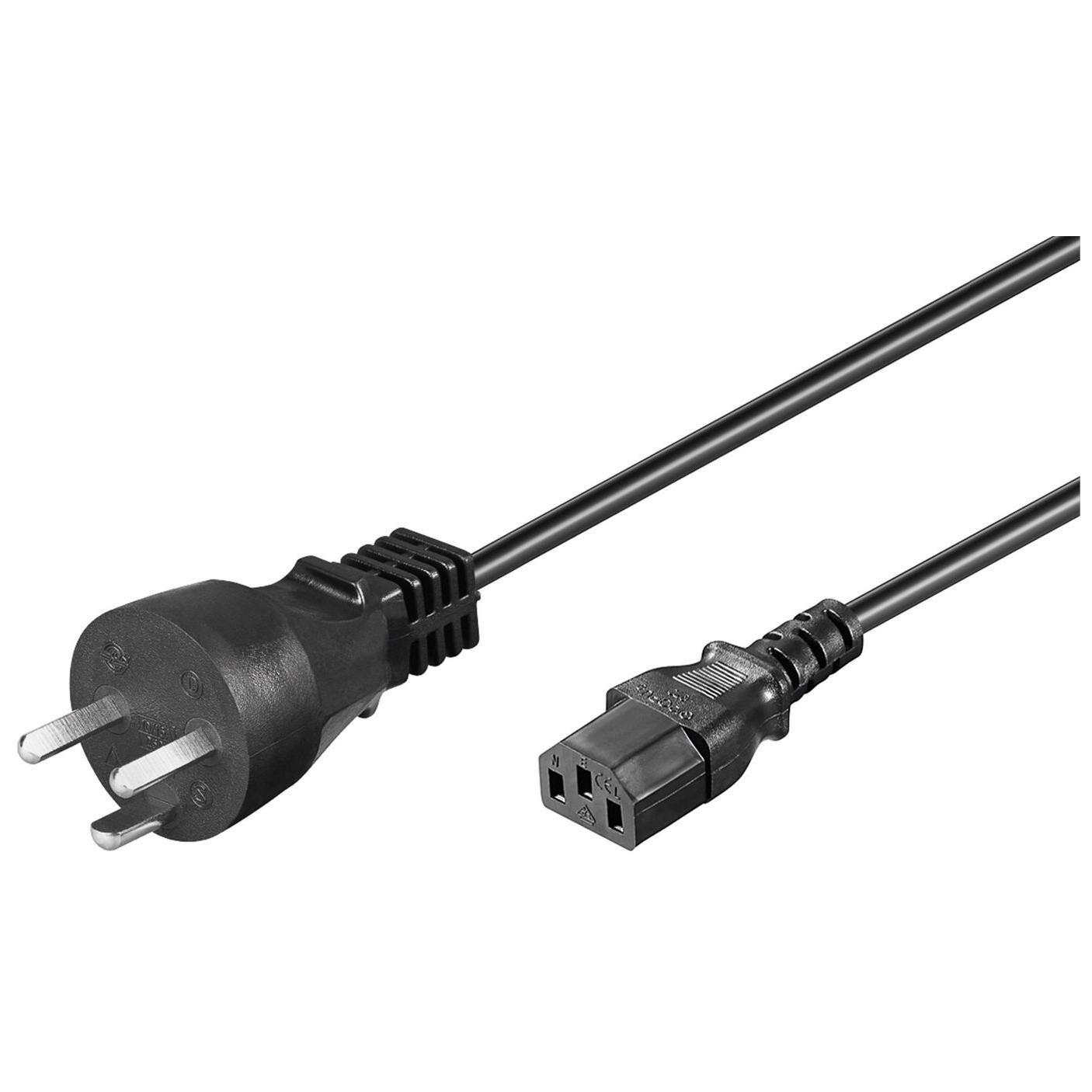 MicroConnect PE120418 Power Cable, 1.8m, K Type Power Plug to C13 Coupler