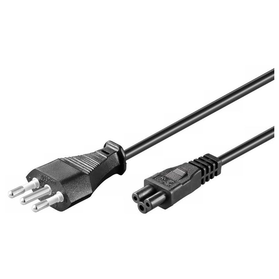 MicroConnect Power Cable, 3m, L Plug to C5 Coupler
