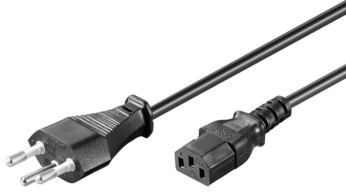 MicroConnect Swiss Power Cord C13 3m