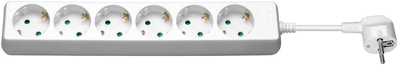 MicroConnect 6-way Schuko Power Socket 1.5m