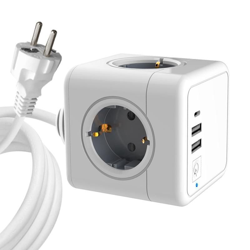 MicroConnect PowerCube 4 Schuko Outlets