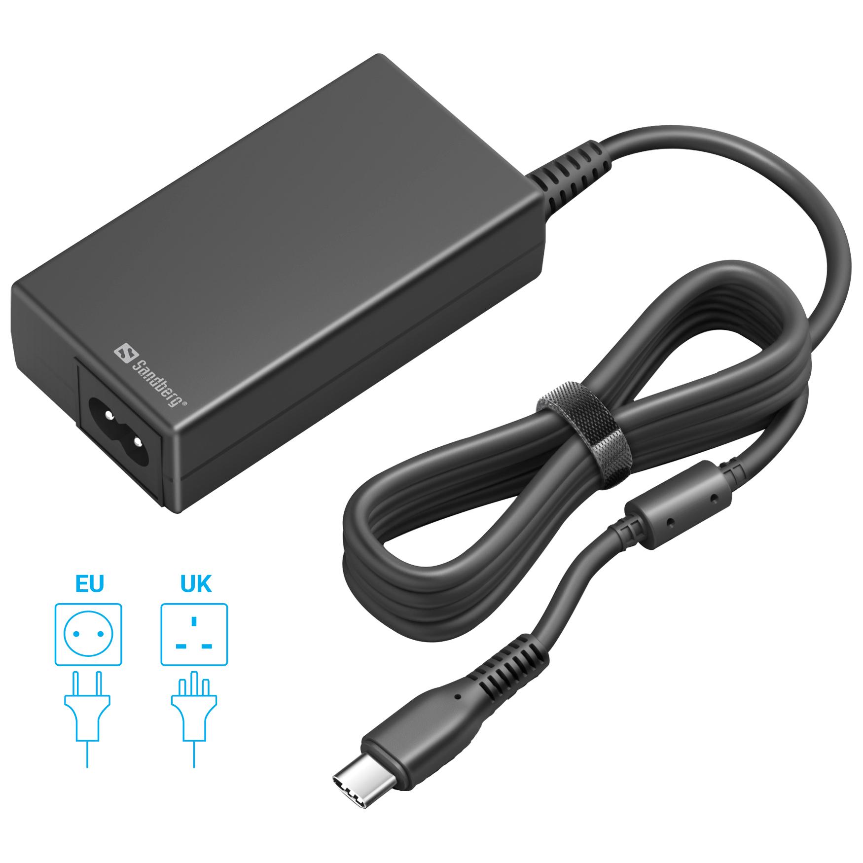 Sandberg 65W USB-C Power Adapter & Inverter