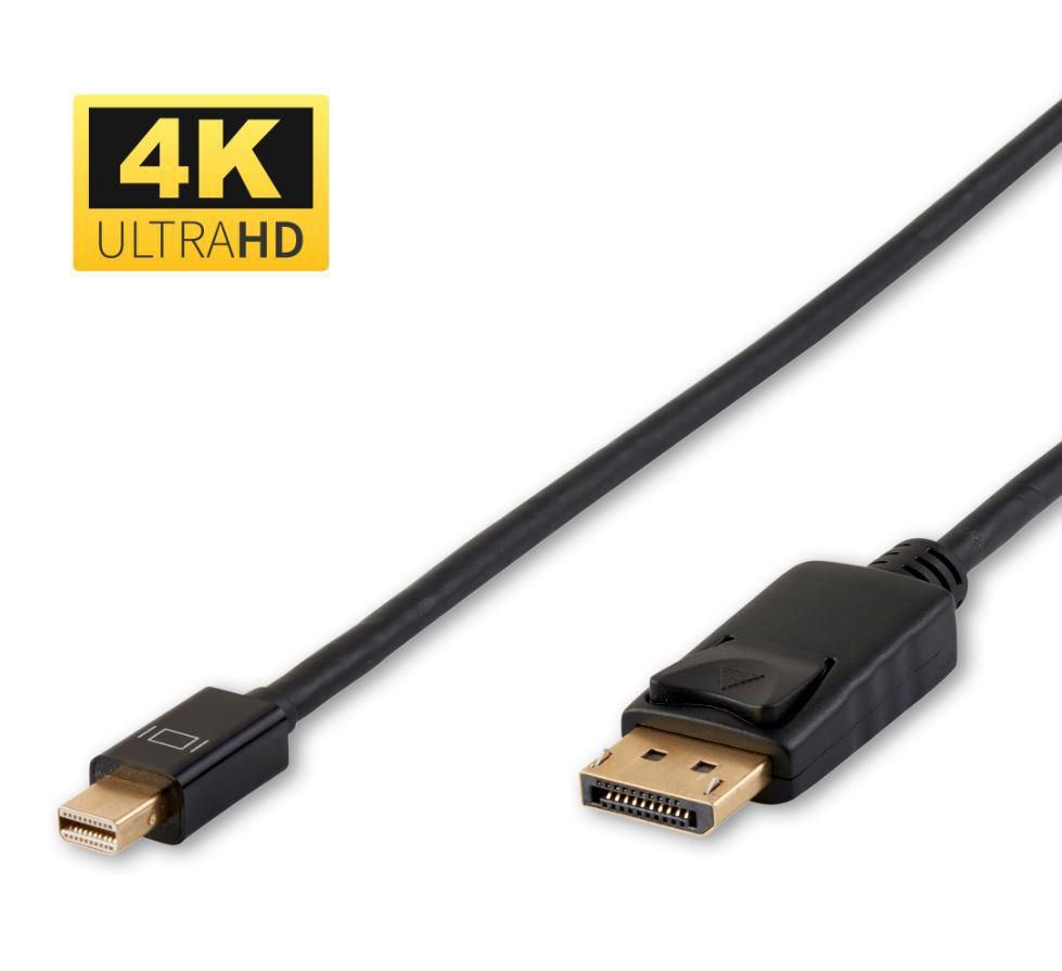 MicroConnect 4K Mini DisplayPort to DisplayPort Cable
