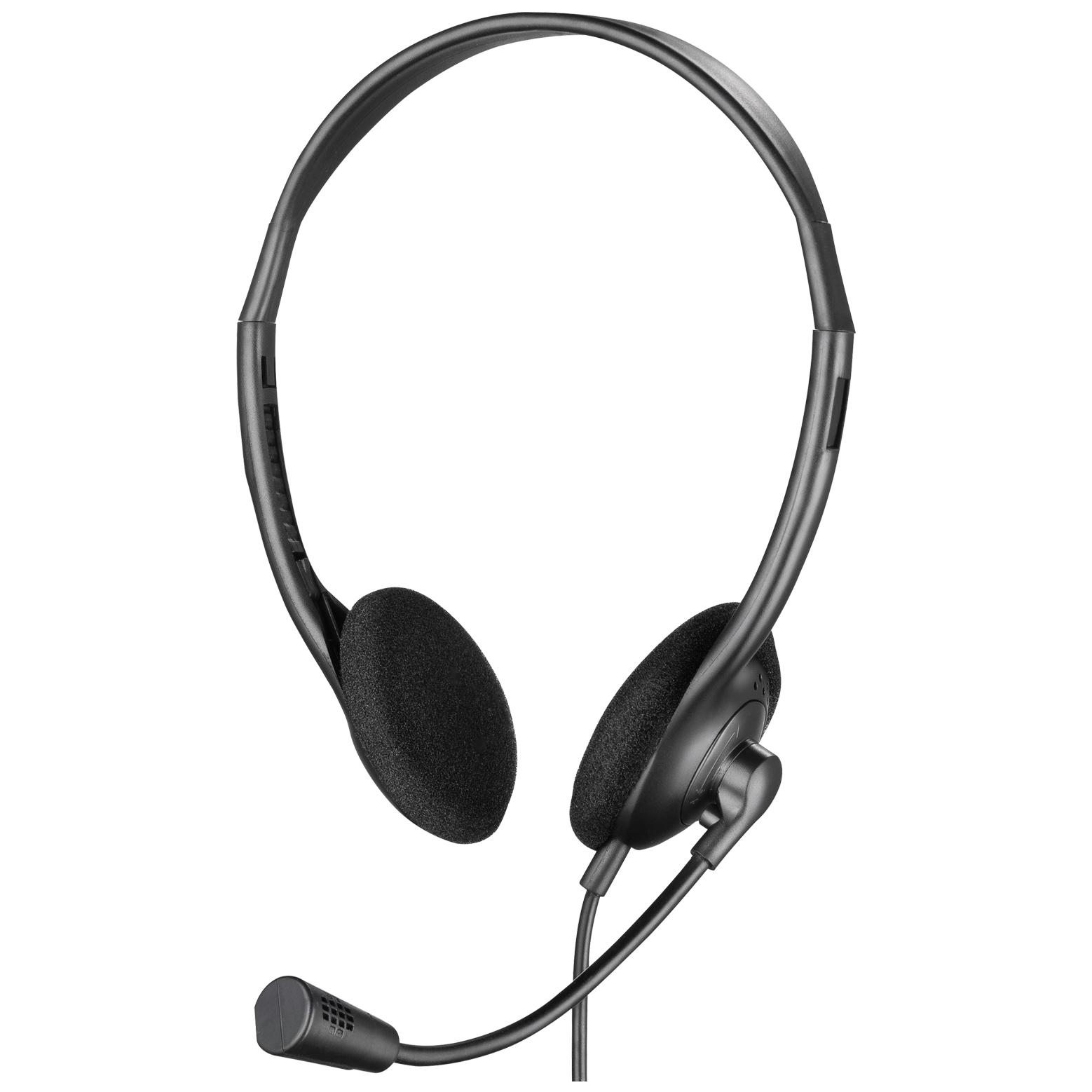 Sandberg 825-30 Headset with Wire Headband for Office/Call Centers, Black