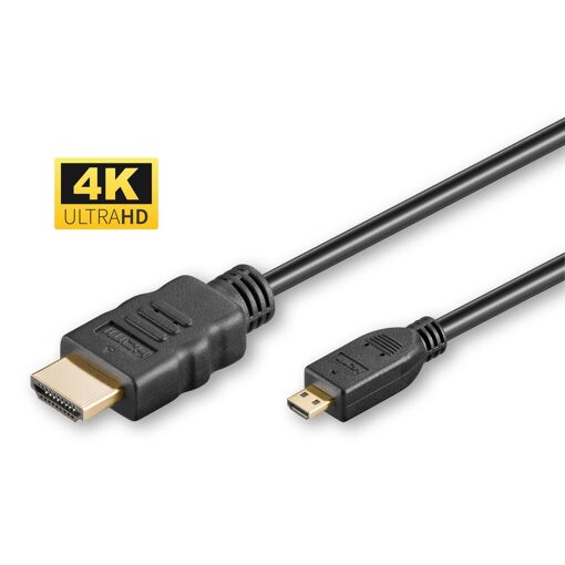 Cable MicroConnect HDMI 2.0 A-D, 3m