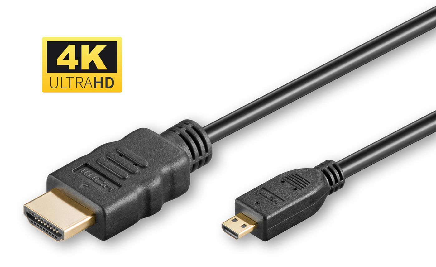 MicroConnect HDMI 2.0 A-D Cable, 3m