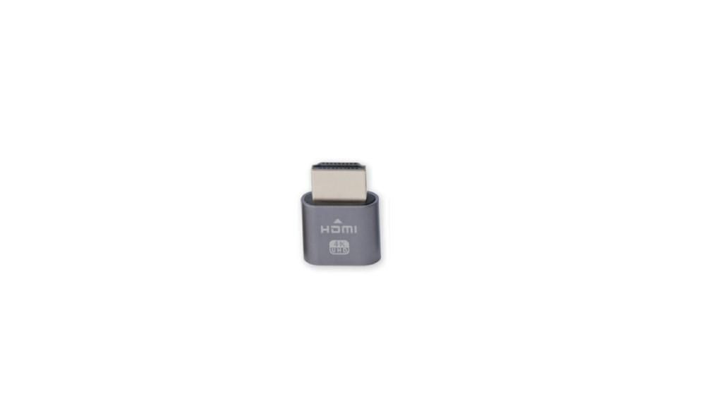 MicroConnect 4K HDMI Dummy, Grey