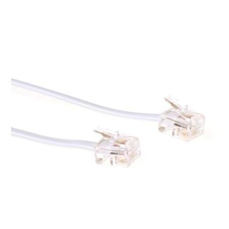 MicroConnect MPK181W Phone Cable 1m White