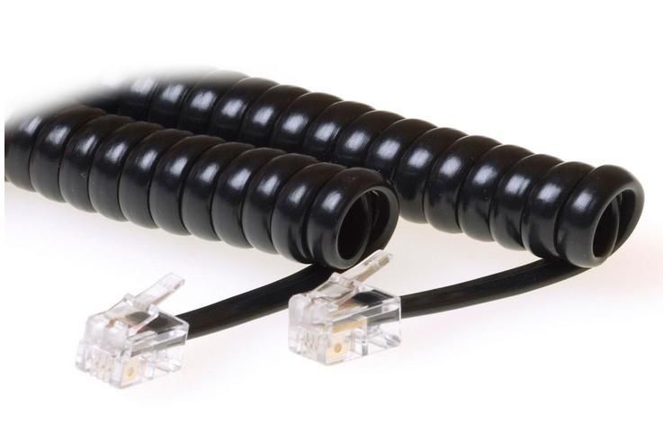 Cable de teléfono MicroConnect RJ10-RJ10 1,5 m Negro
