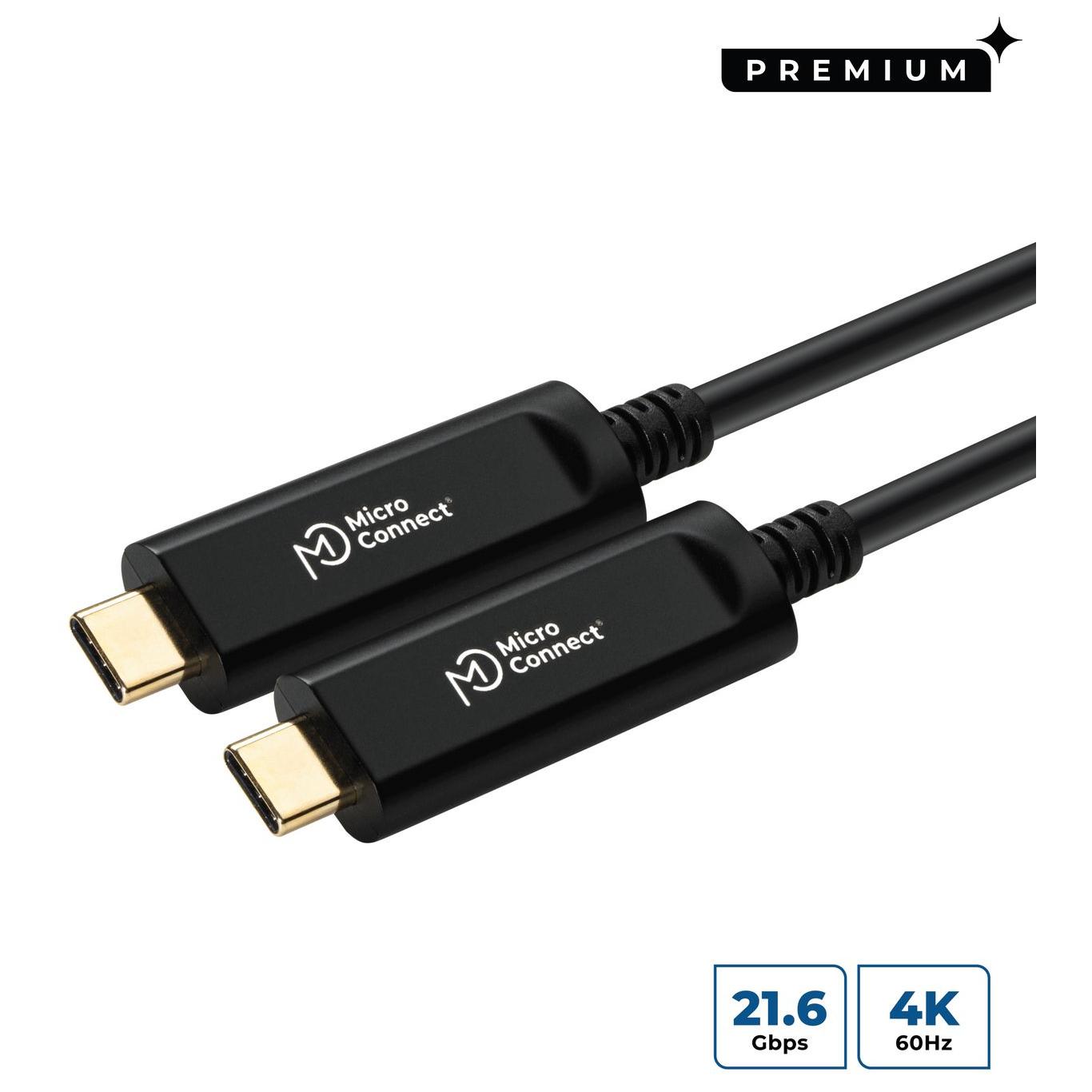 MicroConnect USB-C Cable 20m (USB 3.2 Gen 2)