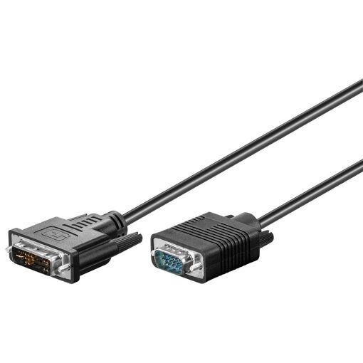 MicroConnect Full HD DVI-I/VGA Cable 1m