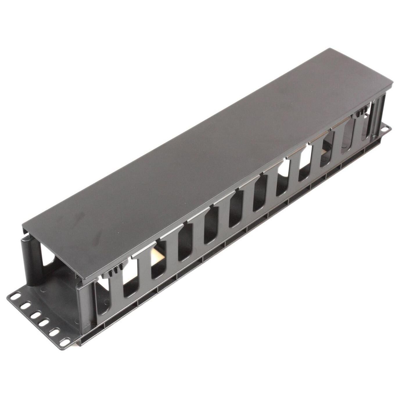 Microconnect Cable Management Plate, Black