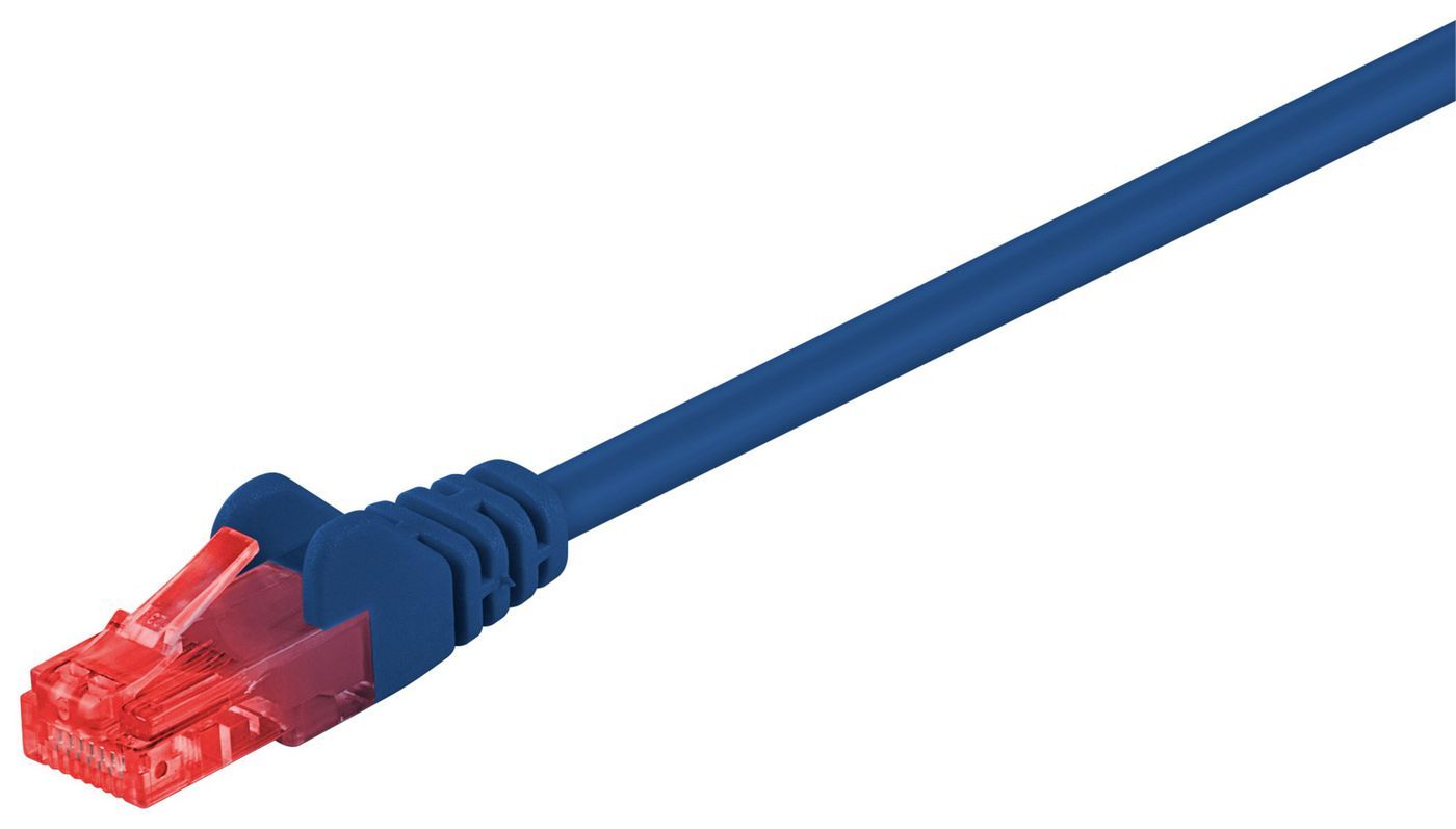 MicroConnect U/UTP CAT6 0.25m Blue PVC Network Cable
