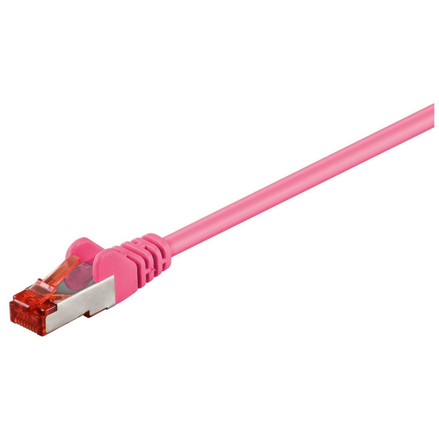 MicroConnect Cat6 FTP Cable, 0.25m, Pink