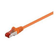 MicroConnect F/UTP CAT6 1m Orange PVC Network Cable