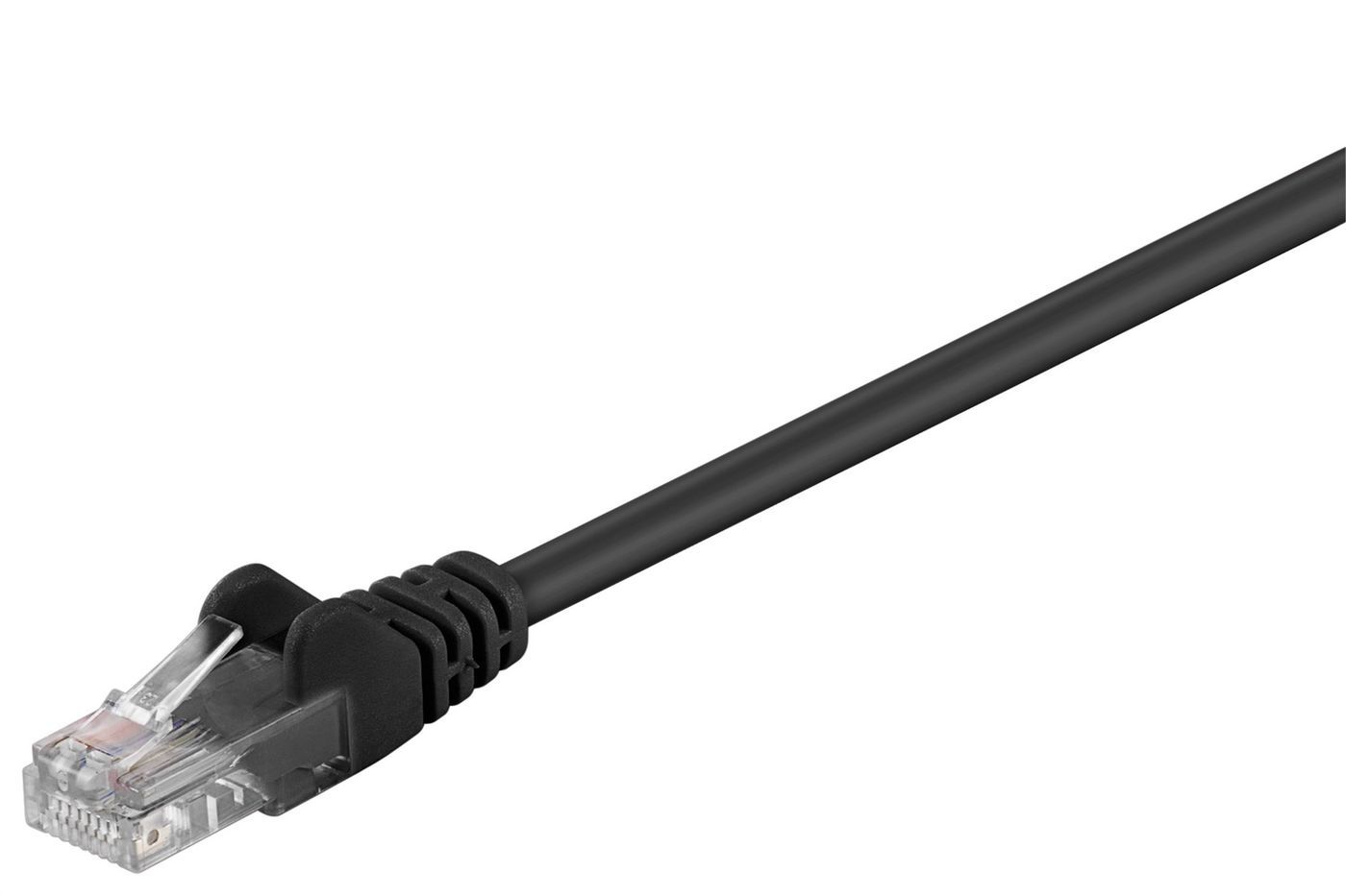 MicroConnect U/UTP CAT5e 5M Black PVC Cable