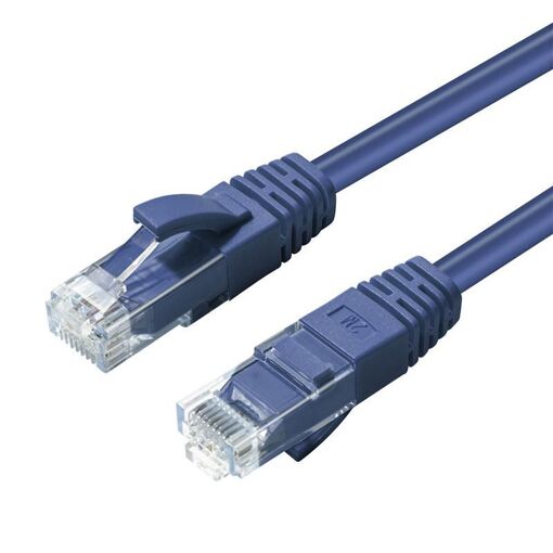 MicroConnect CAT6A UTP 1.5m Blue LSZH Network Cable