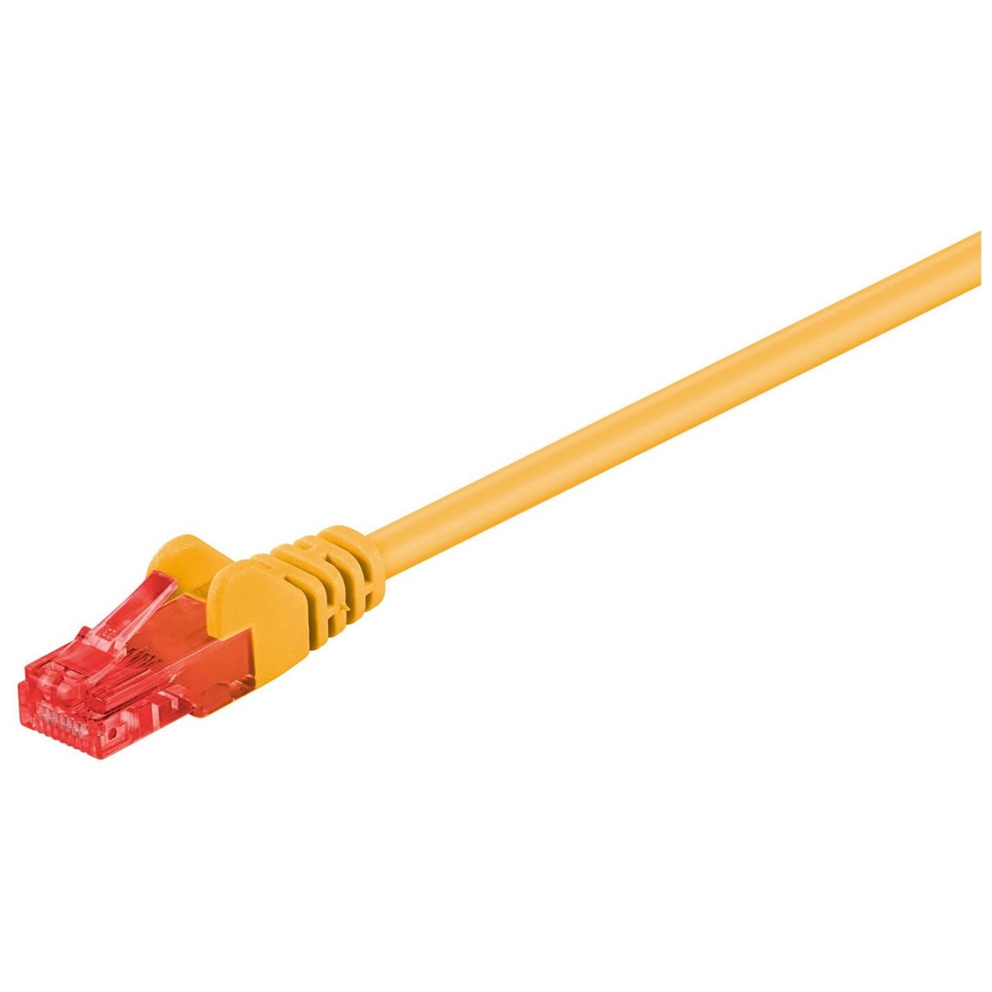 MicroConnect Cat6 UTP Network Cable - 7.5m Yellow
