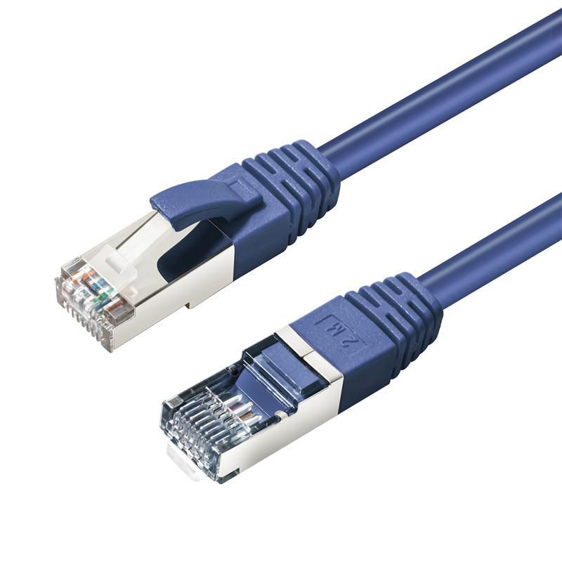 MicroConnect CAT6A S/FTP 3m Blue LSZH Network Cable