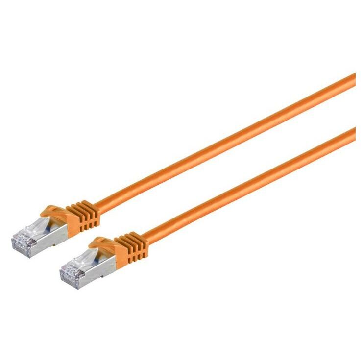 MicroConnect SFTP701O Orange Network Cable 1m Cat7 S/FTP (S-STP)