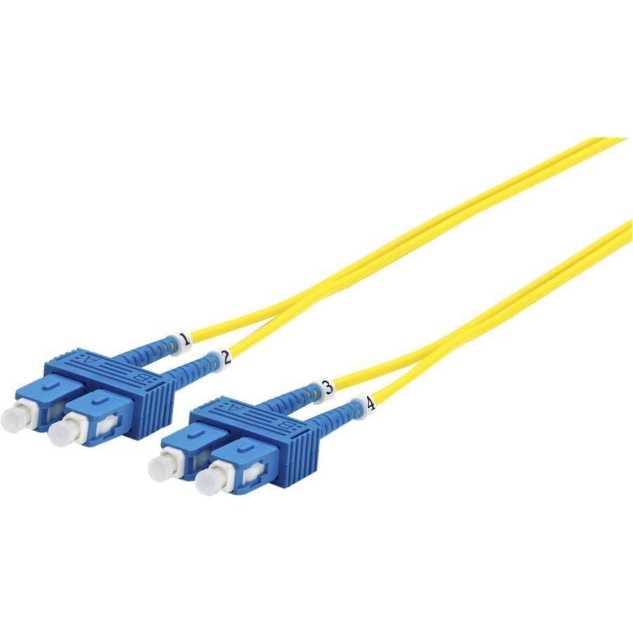 MicroConnect SC/UPC-SC/UPC 2m OS2 Duplex Fiber Patch Cable