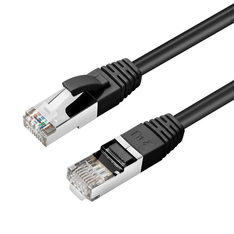 MicroConnect CAT6A S/FTP 5m Black LSZH Network Cable