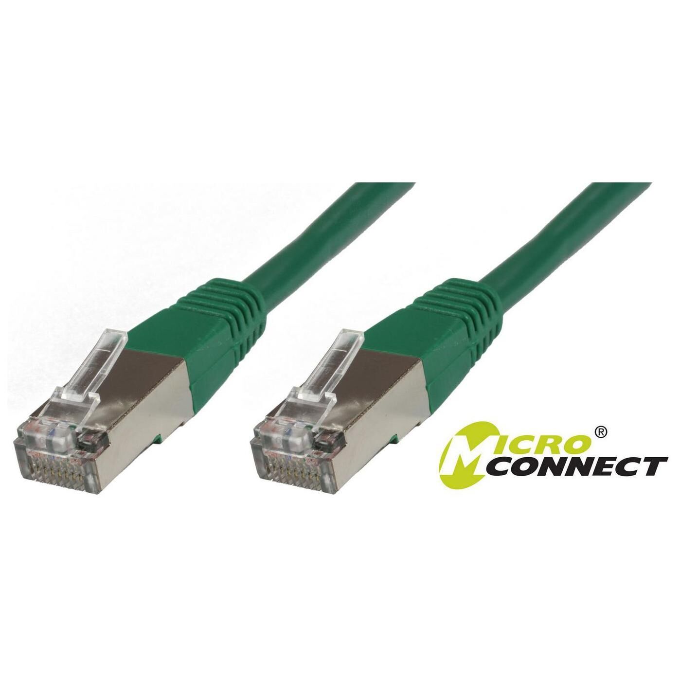 MicroConnect B-FTP615G Cat6 Network Cable, 15m, Green (FTP)