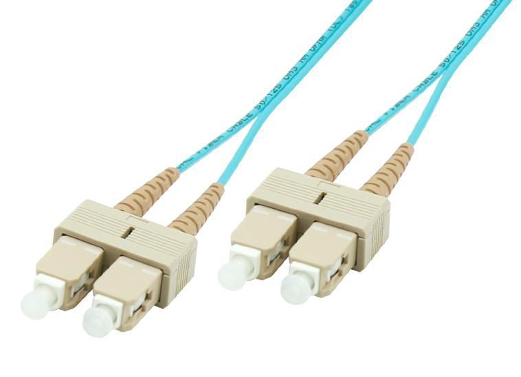 MicroConnect SC/UPC-SC/UPC 2m OM3 Duplex Fibre Patch Cable