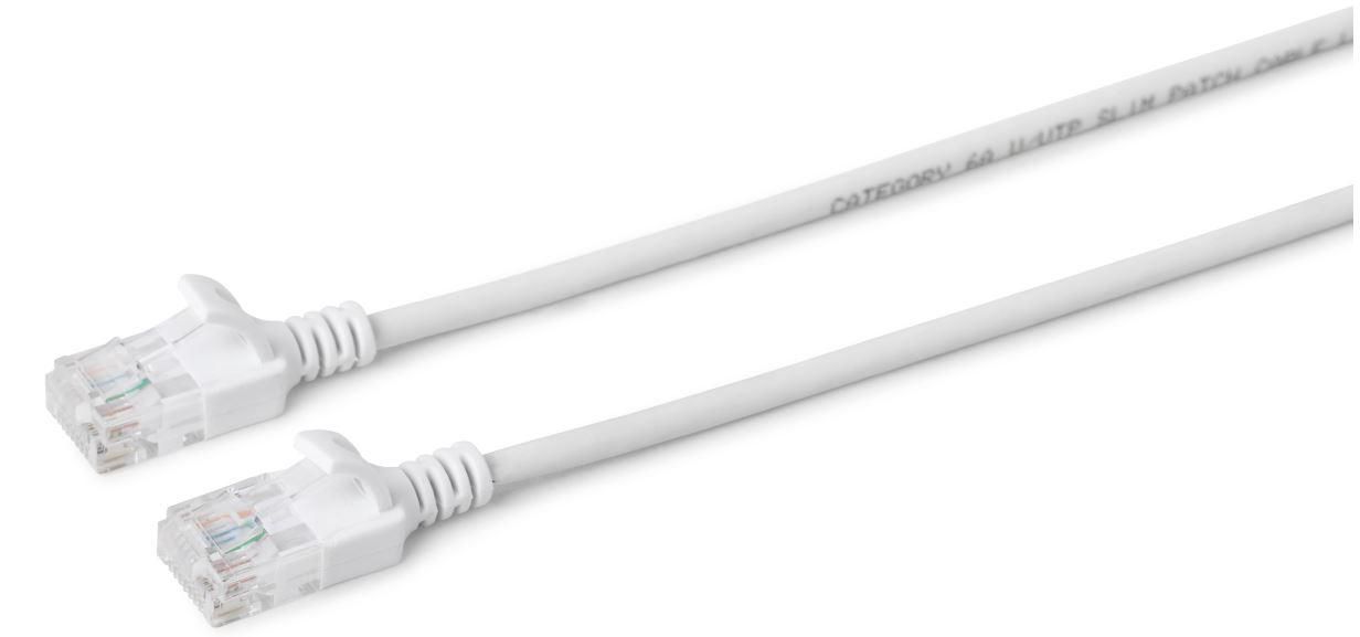 MicroConnect U/UTP CAT6A Slim 7.5M White Cable