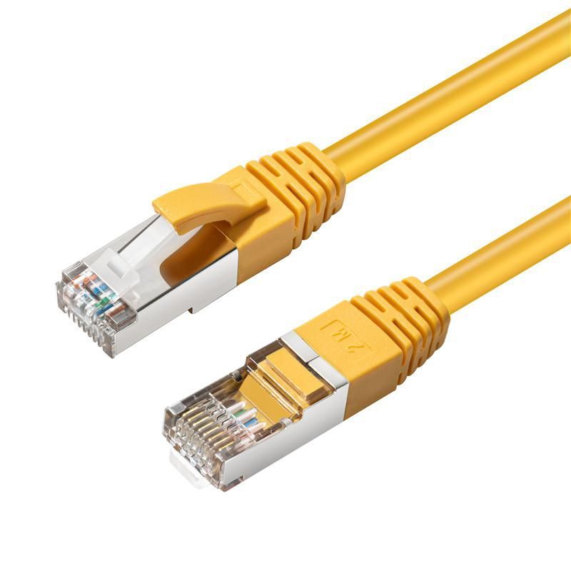Cable de red MicroConnect CAT6A S/FTP 10m Amarillo LSZH