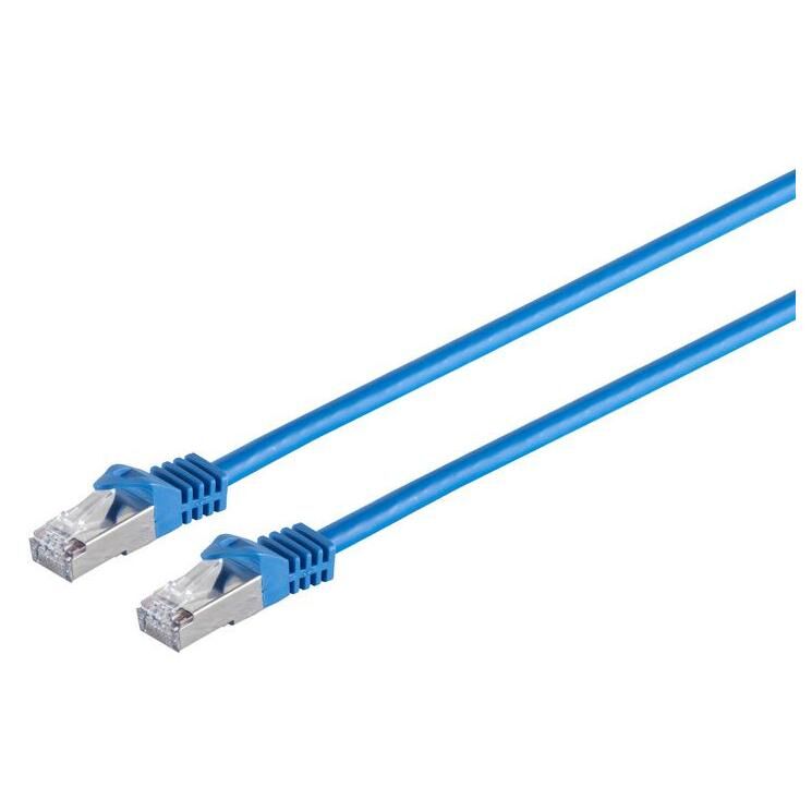 MicroConnect SFTP705B Cat7 S/FTP (S-STP) Network Cable, 5m, Blue