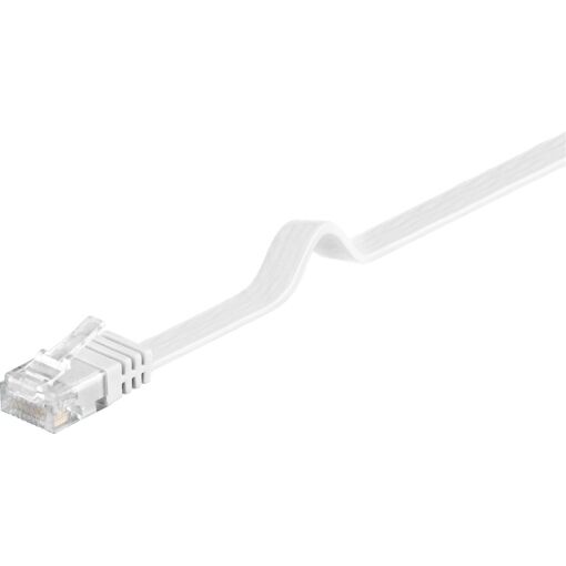 MicroConnect Cat6 UTP Cable, 15m, White (V-UTP615W-FLAT)
