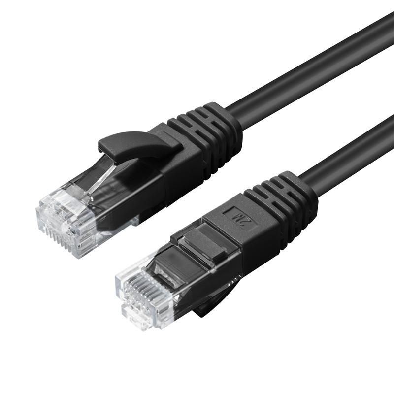 MicroConnect CAT6A UTP 20m Black LSZH Network Cable