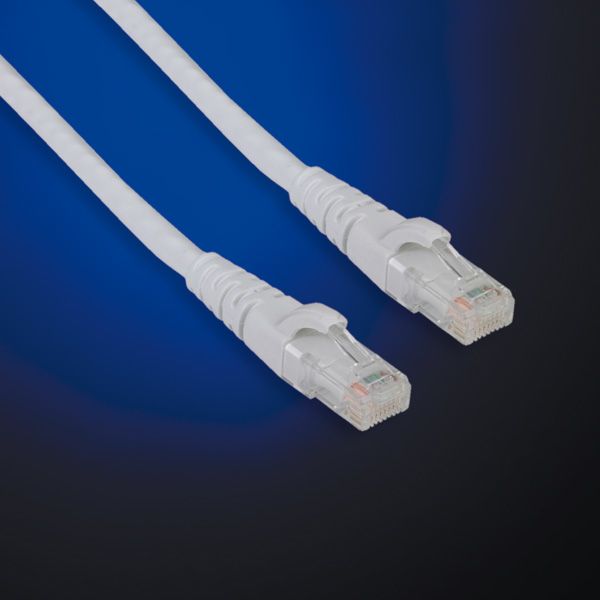 Secomp CAT 6 RJ-45 to RJ-45 Cable, 1m, UTP, Solid, Halogen-Free