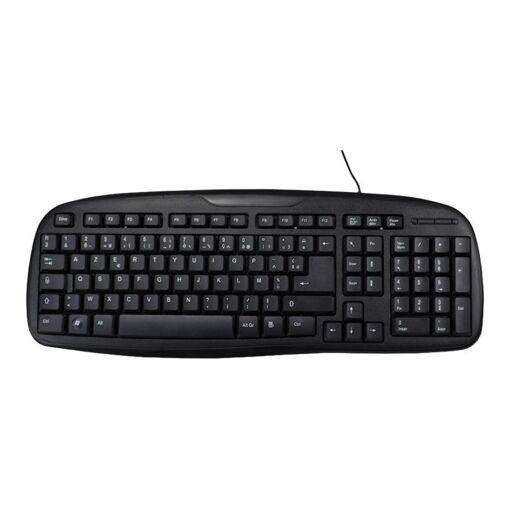 Clavier filaire MCL Samar, 105 touches, AZERTY - Noir