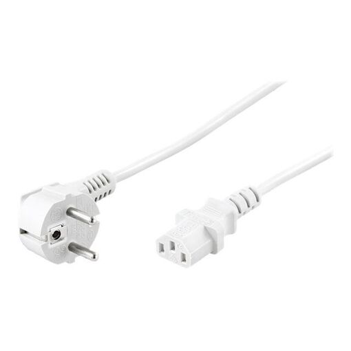 Câble d'alimentation Goobay C13 2,5 m, blanc