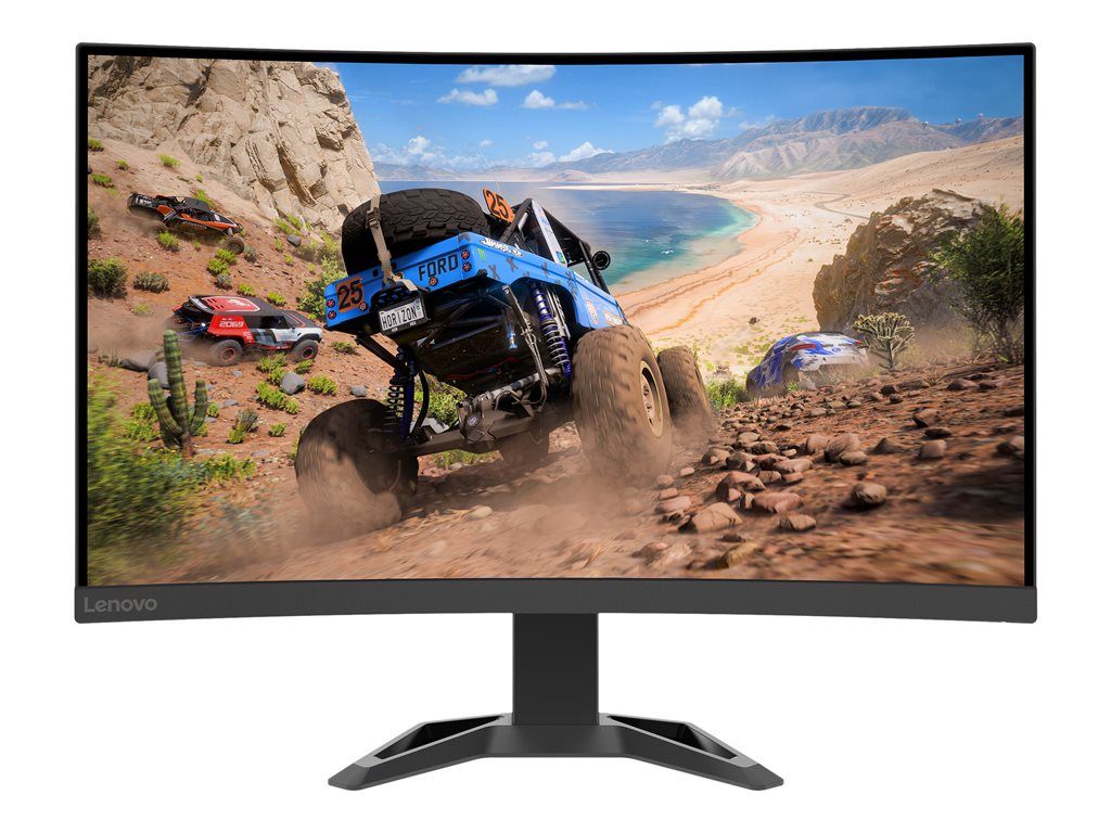 Lenovo G27qc-30 - 27" Curved QHD LED Monitor - Black Raven